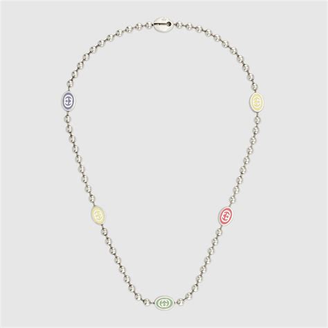 gucci boule necklace sale|Gucci necklace interlocking g.